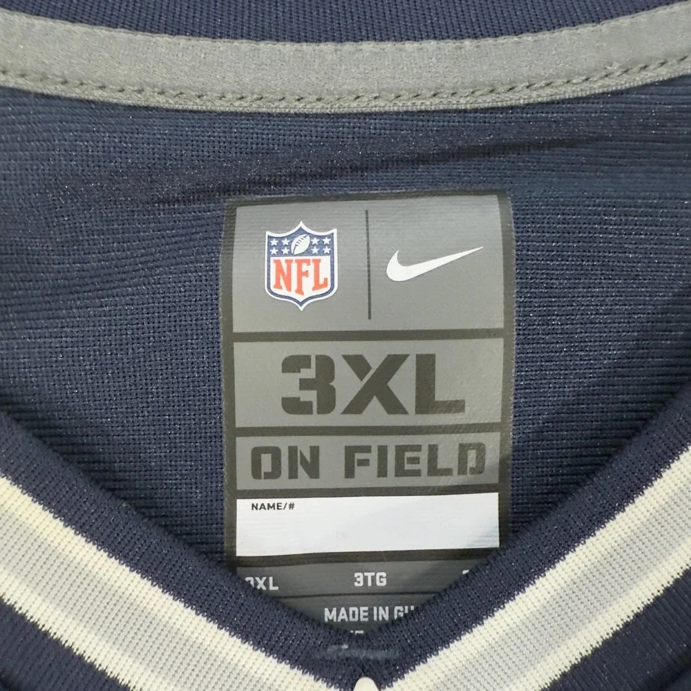 Dallas Cowboys Jersey Mens 3XL Blue NFL Football Amari Cooper 19 Nike On Field